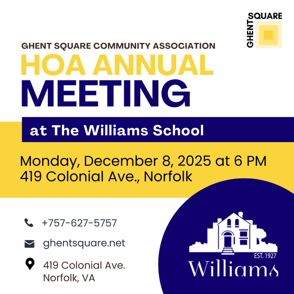 Ghent Square HOA annual meeting